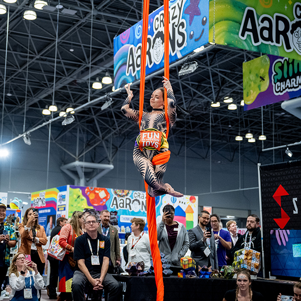 entertainment on the show floor