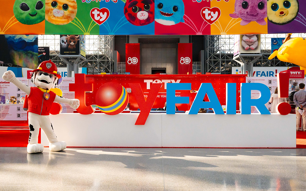 toy fair show floor
