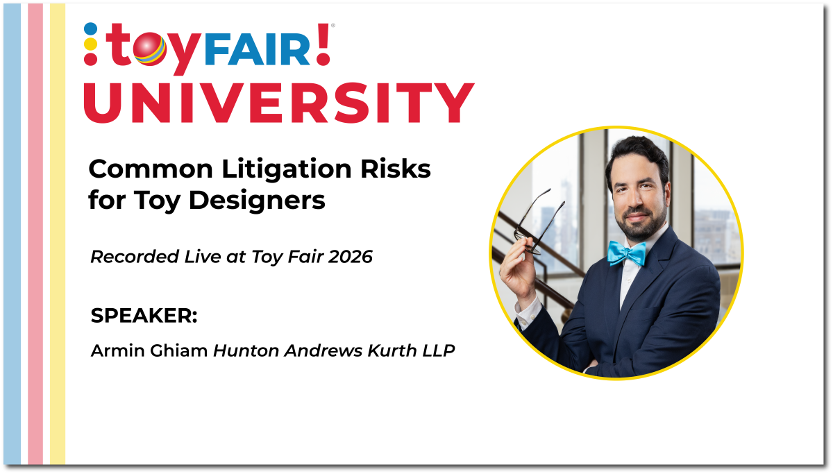 Common Litigation Risks for Toy Designers